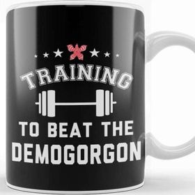 Baskı Dükkanı Stranger Things Training To Beat The Demogorgon Kupa