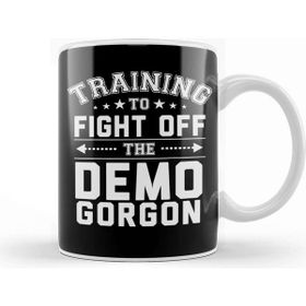 Baskı Dükkanı Stranger Things Training To Fight Off Demogorgon Kupa