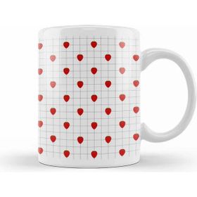 Baskı Dükkanı Strawberry Strawberries Retro Kupa