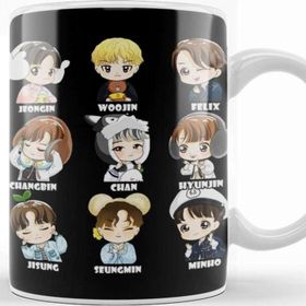 Baskı Dükkanı Stray Kids Chibi All Members Kupa