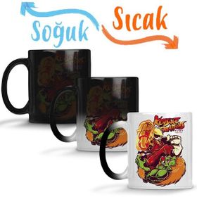 Baskı Dükkanı Street Fighter Atari Sihirli Porselen Kupa