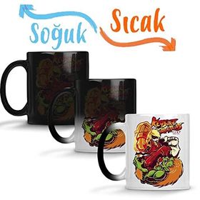 Baskı Dükkanı Street Fighter Atari Sihirli Porselen Kupa