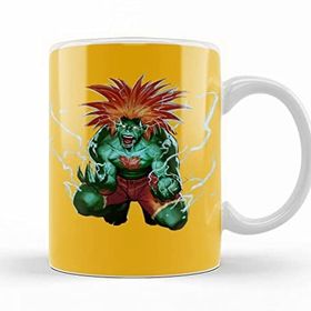 Baskı Dükkanı Street Fighter Blanka Porselen Kupa