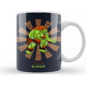 Baskı Dükkanı Street Fighter Blanka Porselen Kupa