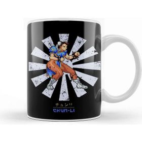 Baskı Dükkanı Street Fighter Chun Li Porselen Kupa
