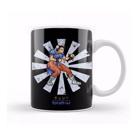 Baskı Dükkanı Street Fighter Chun Li Retro Japanese Kupa