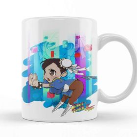 Baskı Dükkanı Street Fighter Chunli Sihirli Porselen Kupa