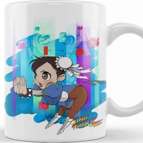 Baskı Dükkanı Street Fighter Chunli Sihirli Porselen Kupa