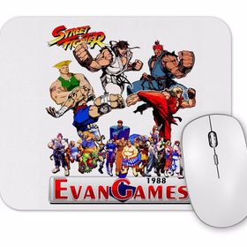 Baskı Dükkanı Street Fighter Evan Games 1988 Mouse Pad