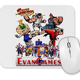 Baskı Dükkanı Street Fighter Evan Games 1988 Mouse Pad