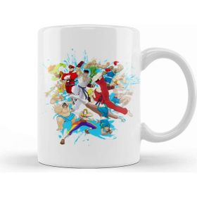 Baskı Dükkanı Street Fighter Fighting Street Porselen Kupa