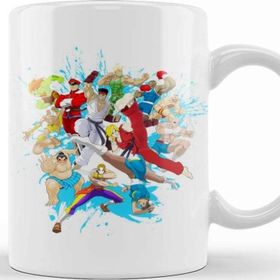 Baskı Dükkanı Street Fighter Fighting Street Porselen Kupa