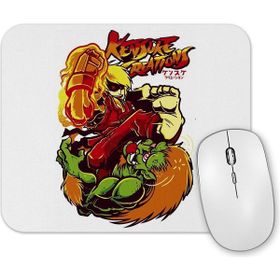 Baskı Dükkanı Street Fighter Ken Mouse Pad