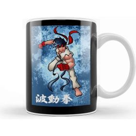 Baskı Dükkanı Street Fighter Ryu Porselen Kupa
