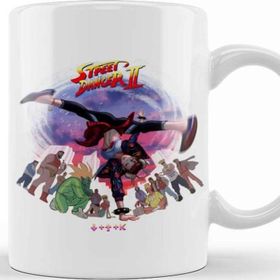 Baskı Dükkanı Street Fighter Street Dancer Sihirli Porselen Kupa