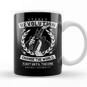 Baskı Dükkanı Street Revolution Change The World Kupa