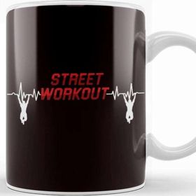 Baskı Dükkanı Street Workout Calisthenics Training Exercise Gym Fitness Kupa