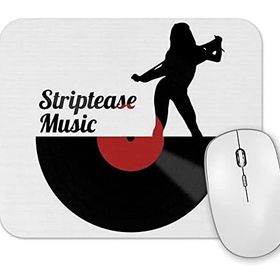 Baskı Dükkanı Striptease Music Müzik Mouse Pad