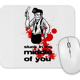Baskı Dükkanı Stuck in the Middle of You Mouse Pad
