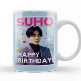 Baskı Dükkanı Suho Happy Birthday! Kim Jun Myeon 2021 Kupa