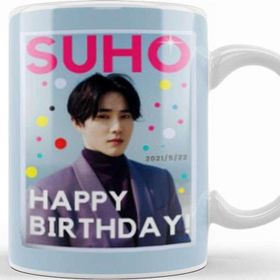 Baskı Dükkanı Suho Happy Birthday! Kim Jun Myeon 2021 Kupa