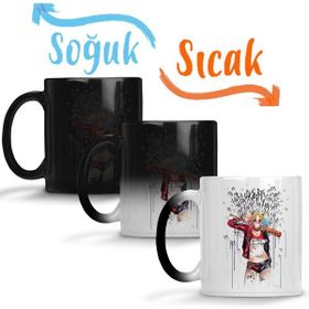 Baskı Dükkanı Suicide Squad Crop Top Sihirli Porselen Kupa