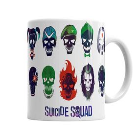 Baskı Dükkanı Suicide Squad Crop Top Sihirli Porselen Kupa