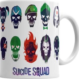 Baskı Dükkanı Suicide Squad Crop Top Sihirli Porselen Kupa