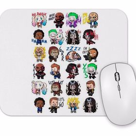 Baskı Dükkanı Suicide Squad Skull Mouse Pad
