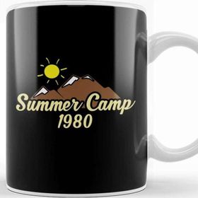 Baskı Dükkanı Summer Camp 1980S Vintage Retro 80S Campers Kupa
