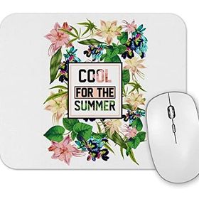Baskı Dükkanı Summer Flowers Mouse Pad