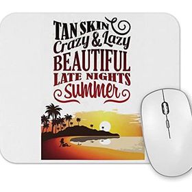Baskı Dükkanı Summer Nights Mouse Pad