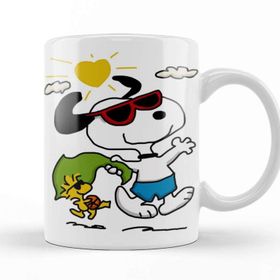 Baskı Dükkanı Summer Snoopy Kupa