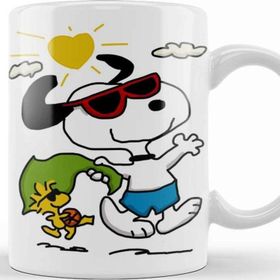 Baskı Dükkanı Summer Snoopy Kupa