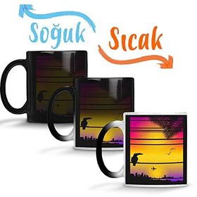 Baskı Dükkanı Summer Yaz Sihirli Porselen Kupa