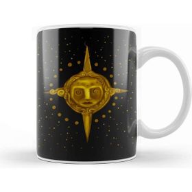 Baskı Dükkanı Sun Relax Golden Digital Art Artistic S The Sun Kupa