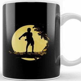 Baskı Dükkanı Sunset Flossing Silhouette Kupa