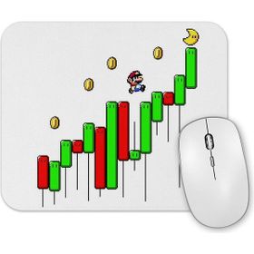 Baskı Dükkanı Super Crypto World Süper Mario Mouse Pad