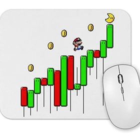Baskı Dükkanı Super Crypto World Süper Mario Mouse Pad