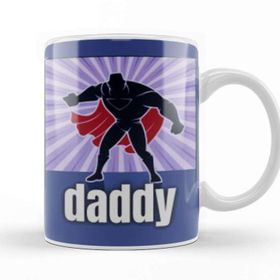 Baskı Dükkanı Super Daddy Fathers Day Gift 2021 Kupa