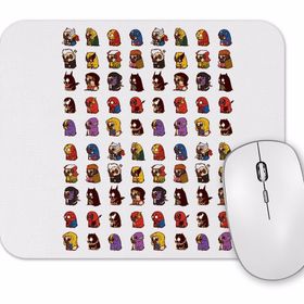 Baskı Dükkanı Super Kahraman Puglar Mouse Pad