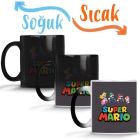 Baskı Dükkanı Süper Mario 2 Sihirli Porselen Kupa