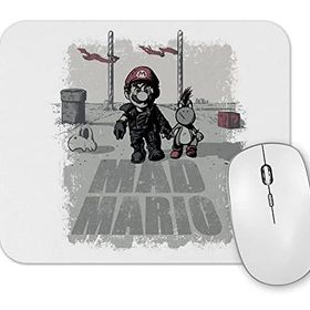 Baskı Dükkanı Super Mario Atari Mad Mario Mouse Pad