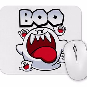 Baskı Dükkanı Super Mario Boo Mouse Pad