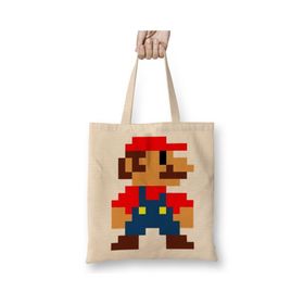 Baskı Dükkanı Süper Mario Nintendo Atari Bez Çanta
