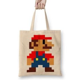 Baskı Dükkanı Süper Mario Nintendo Atari Bez Çanta