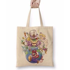Baskı Dükkanı Super Mario Odyssey Bez Çanta