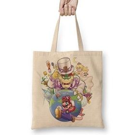 Baskı Dükkanı Super Mario Odyssey Bez Çanta