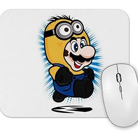 Baskı Dükkanı Super Minion Süper Mario Mouse Pad