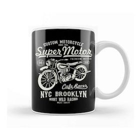Baskı Dükkanı Super Motor Brooklyn Kupa